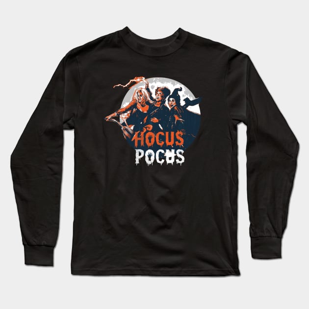 hocus pocus fly Long Sleeve T-Shirt by V x Y Creative